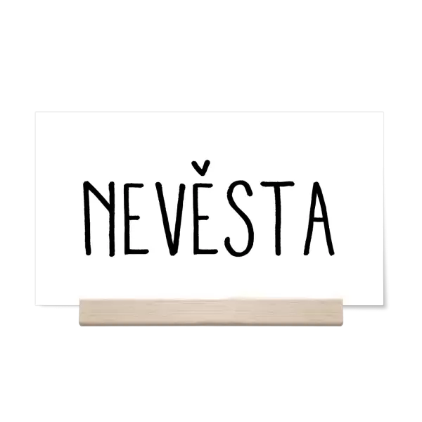 Papírová jmenovka ELENA