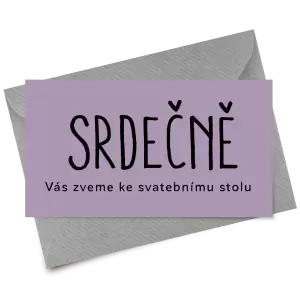 Papírová pozvánka ELENA