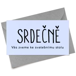 Papírová pozvánka ELENA