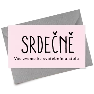 Papírová pozvánka ELENA