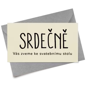 Papírová pozvánka ELENA