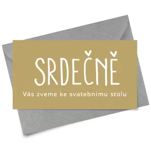 Papírová pozvánka ELENA