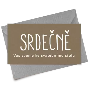 Papírová pozvánka ELENA