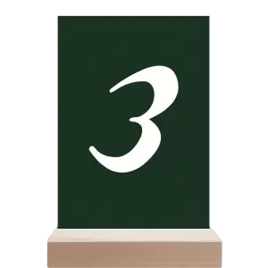 Papírové číslo stolu FIONA