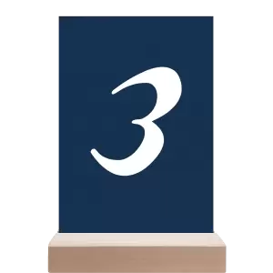 Papírové číslo stolu FIONA