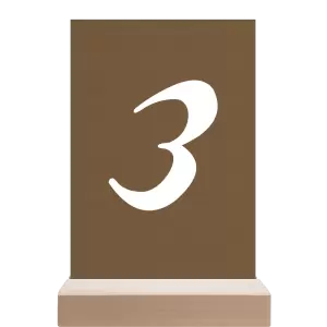 Papírové číslo stolu FIONA