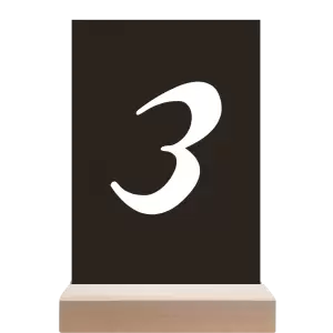 Papírové číslo stolu FIONA