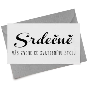 Papírová pozvánka FIONA