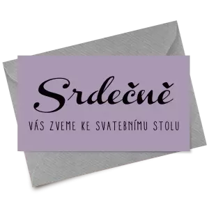 Papírová pozvánka FIONA