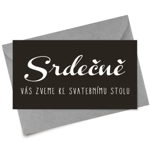 Papírová pozvánka FIONA