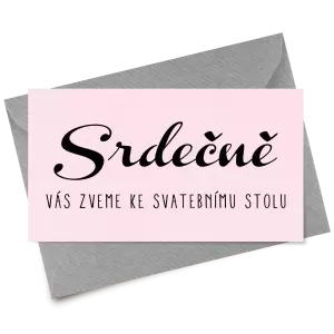 Papírová pozvánka FIONA