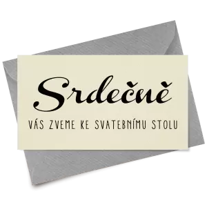 Papírová pozvánka FIONA