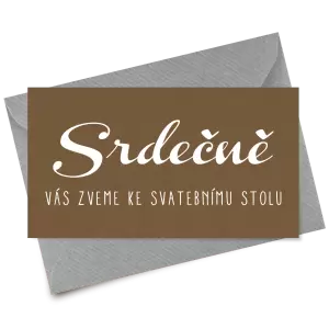 Papírová pozvánka FIONA