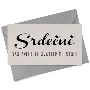 Papírová pozvánka FIONA