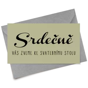 Papírová pozvánka FIONA