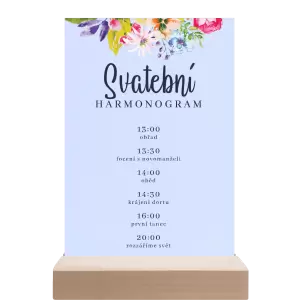 Papírový harmonogram ILONA