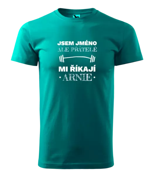 Pánské tričko Jsem (jméno), ale přátelé mi říkají Arnie