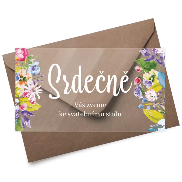 Plexi pozvánka ILONA