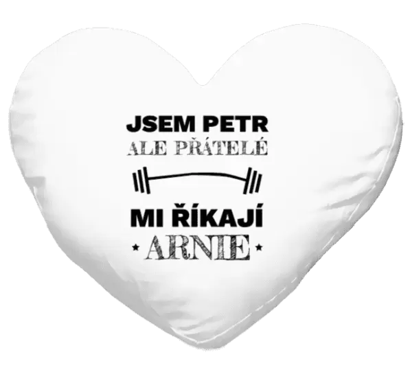 Polštář Jsem (jméno), ale přátelé mi říkají Arnie