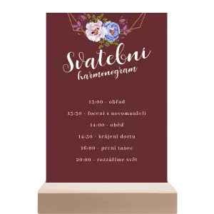 Papírový harmonogram JITKA