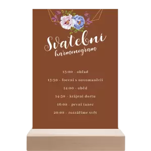 Papírový harmonogram JITKA