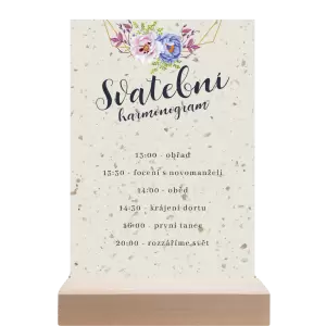 Papírový harmonogram JITKA