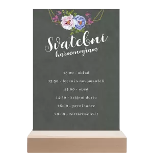 Papírový harmonogram JITKA