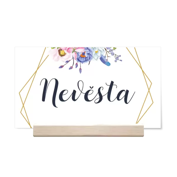 Papírová jmenovka JITKA