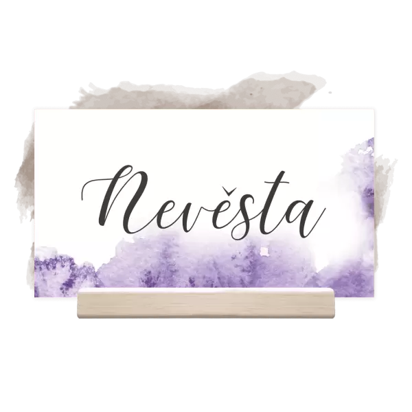 Plexi jmenovka VIOLA
