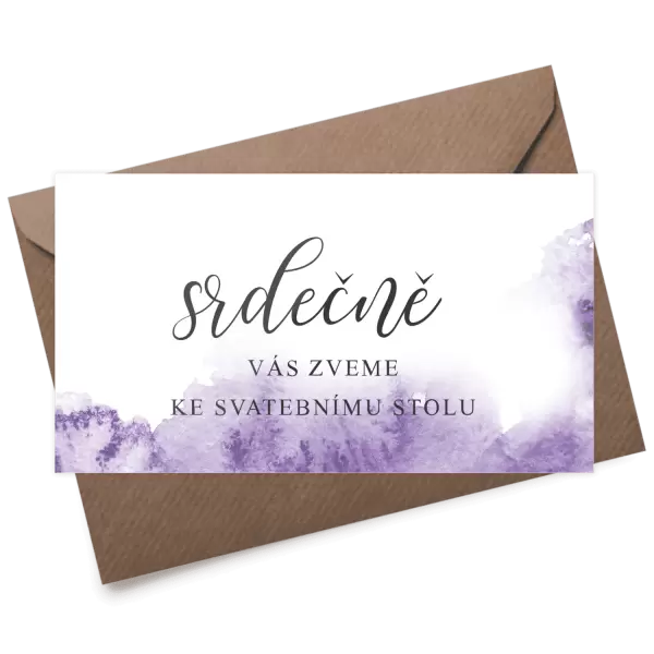 Plexi pozvánka VIOLA