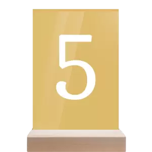 Papírové číslo stolu BEATA