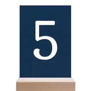 Papírové číslo stolu BEATA