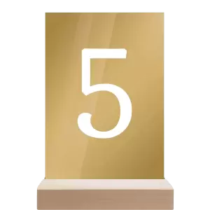 Plexi číslo stolu BEATA