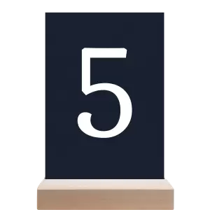 Papírové číslo stolu BEATA