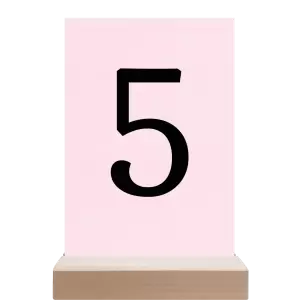 Papírové číslo stolu BEATA