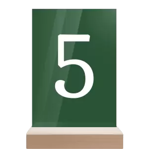 Plexi číslo stolu BEATA