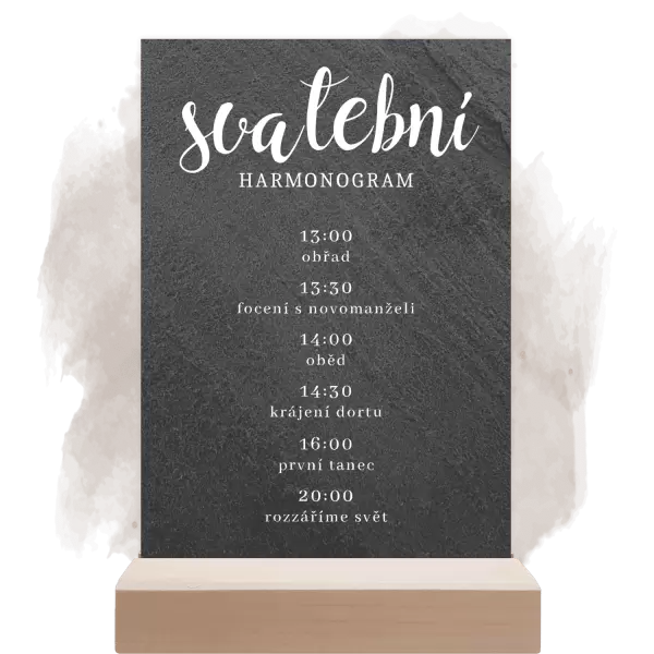 Kamenný harmonogram BEATA