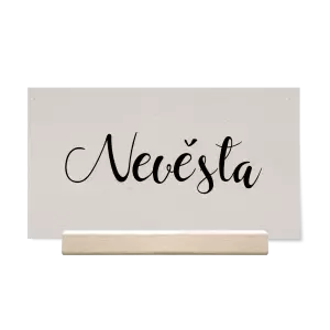 Papírová jmenovka BEATA