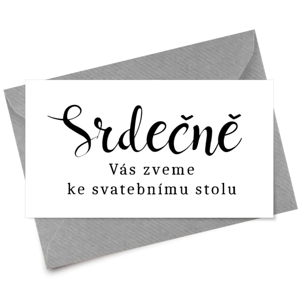 Papírová pozvánka BEATA