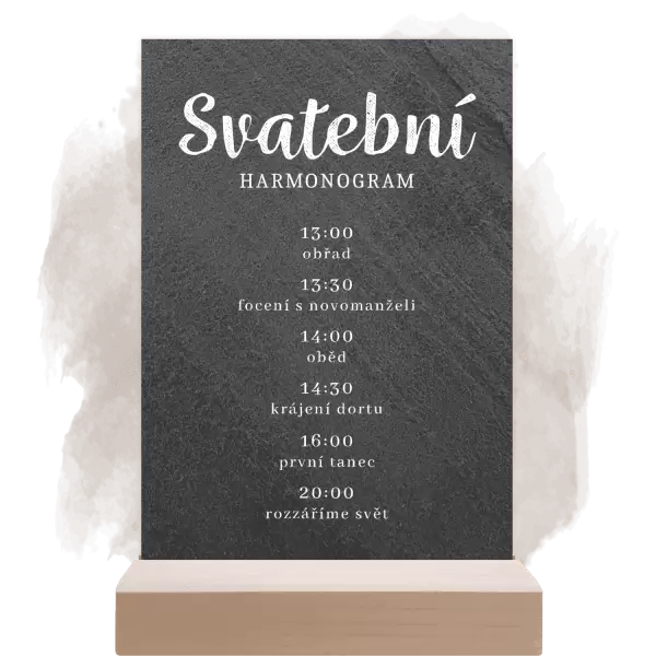 Kamenný harmonogram DIANA