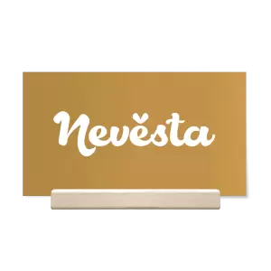 Papírová jmenovka GABRIELA