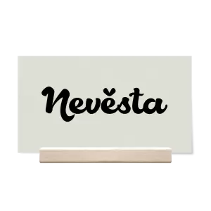 Papírová jmenovka GABRIELA