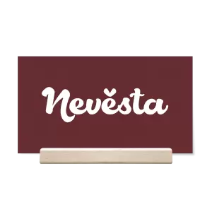 Papírová jmenovka GABRIELA