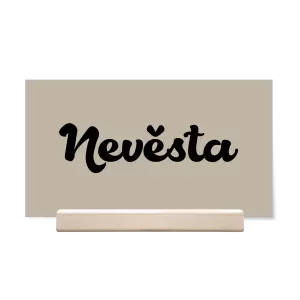 Papírová jmenovka GABRIELA