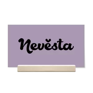 Papírová jmenovka GABRIELA