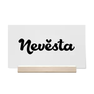 Papírová jmenovka GABRIELA