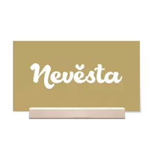 Papírová jmenovka GABRIELA