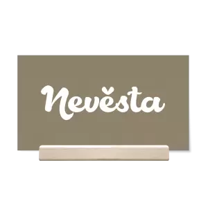 Papírová jmenovka GABRIELA