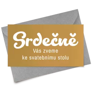 Papírová pozvánka GABRIELA