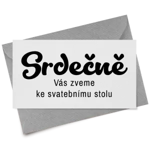 Papírová pozvánka GABRIELA